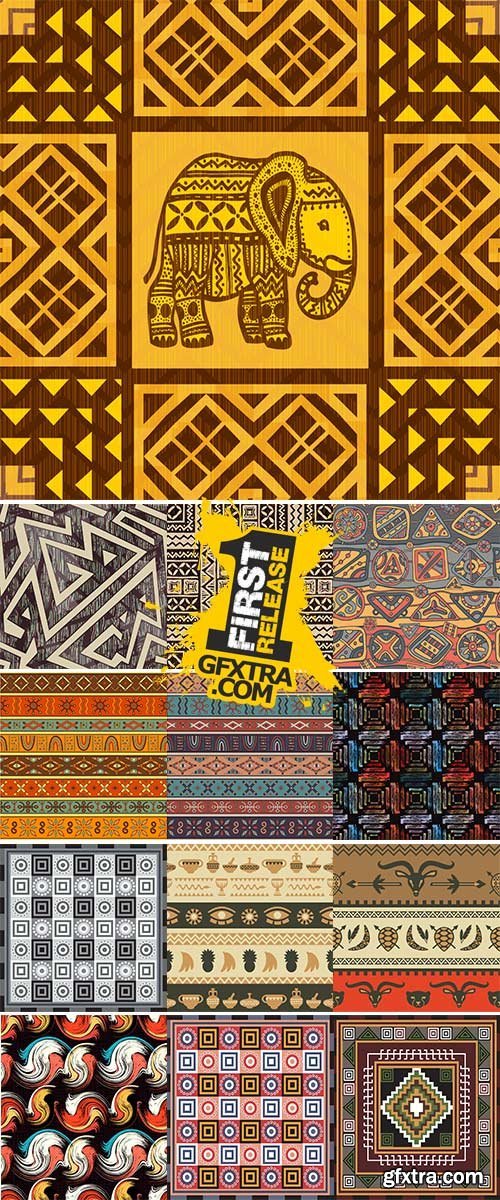 Stock African Textile Vectors