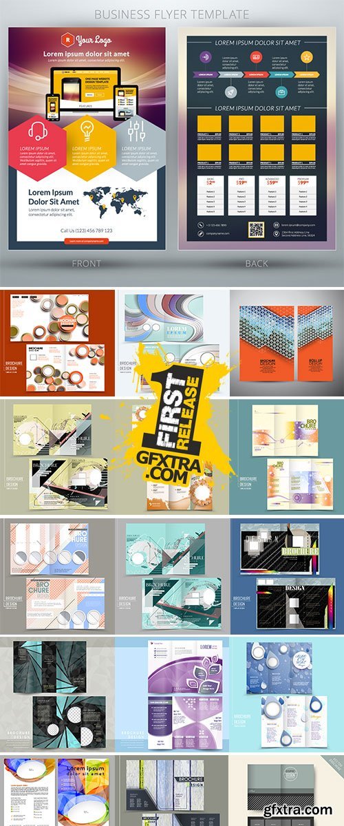 Stock Abstract brochure vector