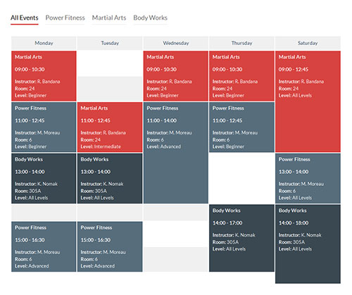 CodeCanyon - Timetable Responsive Schedule For WordPress v3.8 7010836