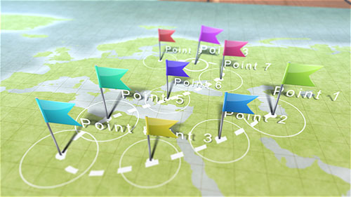 VideoHive - Animated Map Path 17511599