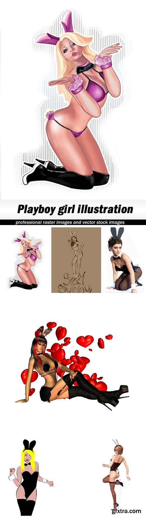 Playboy girl illustration - 6 UHQ JPEG