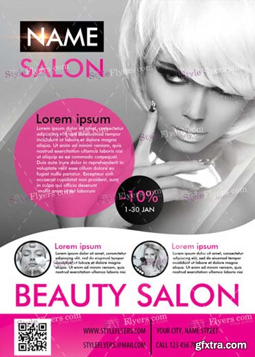 Beauty Salon PSD V11 Flyer Template