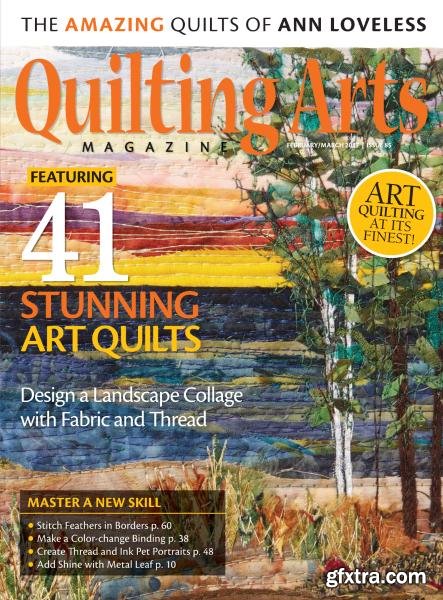 Quilting Arts Magazine - February-March 2017