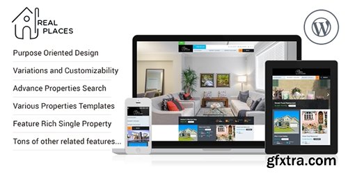 ThemeForest - Real Places v1.4.0 - Responsive WordPress Real Estate Theme - 12579089