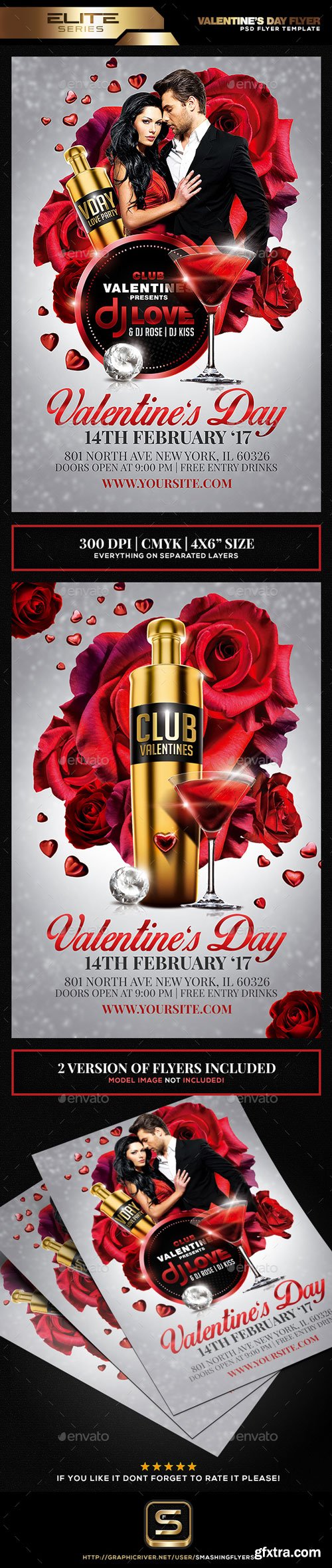 GraphicRiver - Valentine's Day Flyer Template - 19270355