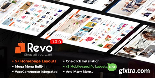 ThemeForest - Revo v1.3.0 - Multi-Purpose Responsive WooCommerce Theme - 18276186