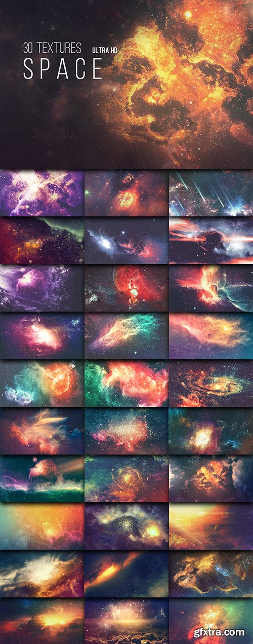 Textures - 30 Space HD Backgrounds