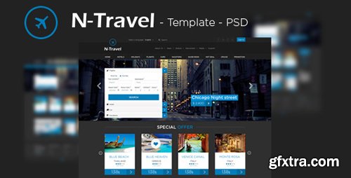 ThemeForest - N-Travel - Psd Template 5785313