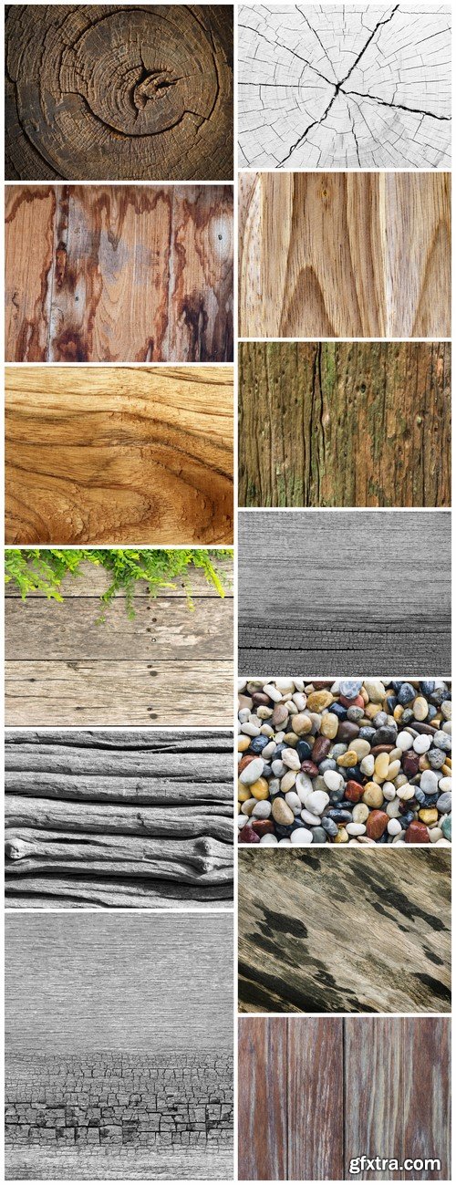 Textures of wood and stone 13X JPEG