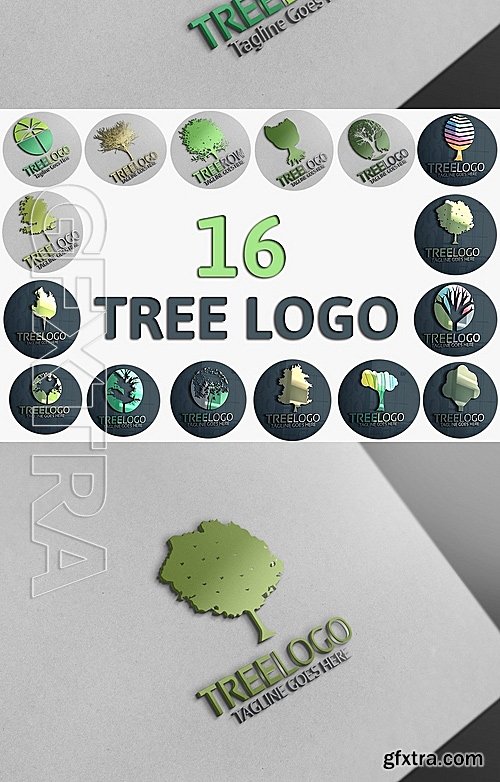 CM - 16 Tree Logo ALL SINGLE PACKAGE 1153018