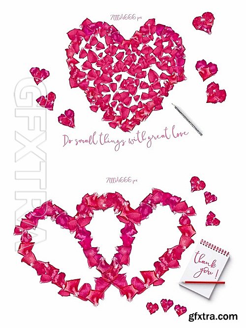 CM - Red Roses Backgrounds & Hearts 1154235