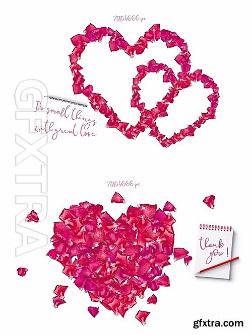 CM - Red Roses Backgrounds & Hearts 1154235