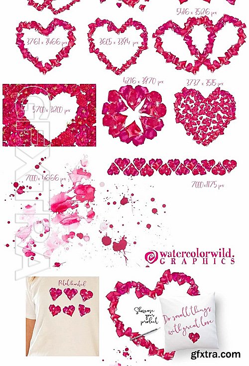 CM - Red Roses Backgrounds & Hearts 1154235