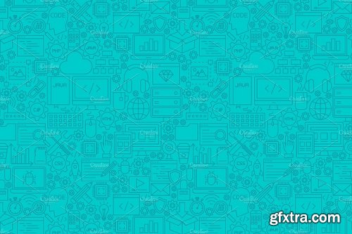 CreativeMarket Programming Line Tile Patterns 1143012