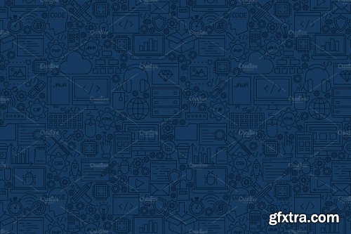 CreativeMarket Programming Line Tile Patterns 1143012