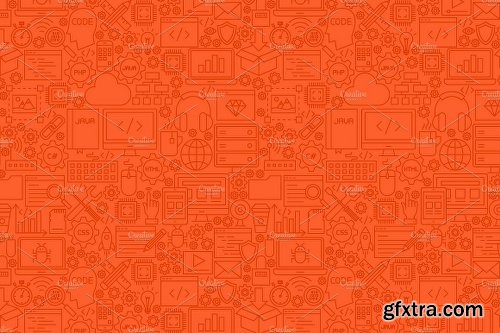 CreativeMarket Programming Line Tile Patterns 1143012