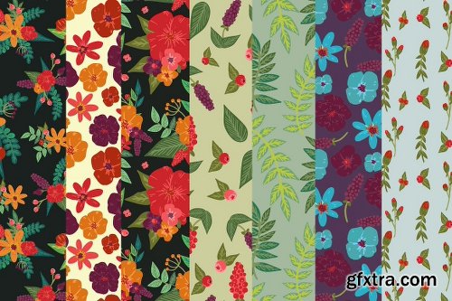 CreativeMarket Floral Elements, Bundles & Patterns 1144140