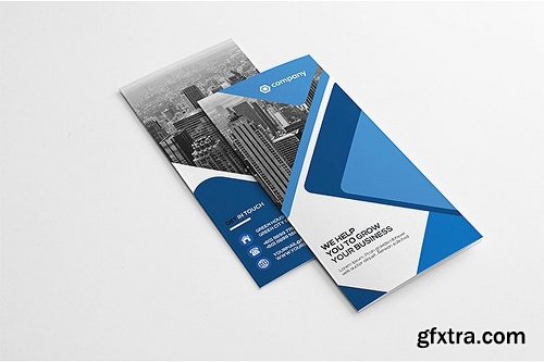 CreativeMarket Corporate Trifold Brochure 1143318