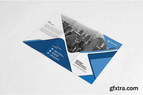 CreativeMarket Corporate Trifold Brochure 1143318