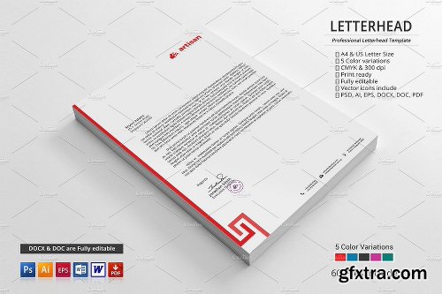 CreativeMarket Letterhead 1143358