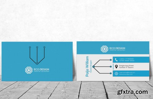 CreativeMarket Simple Creative Business Card 1144762