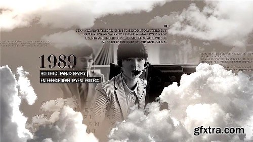 Videohive Seas Of Clouds History Opener 19215073