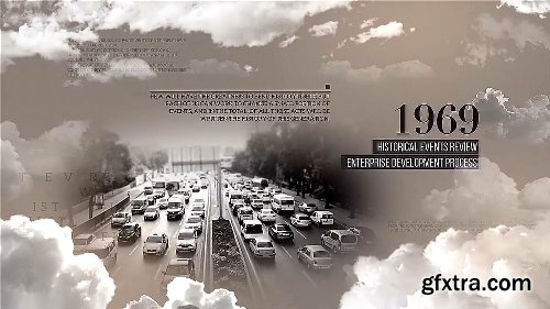 Videohive Seas Of Clouds History Opener 19215073