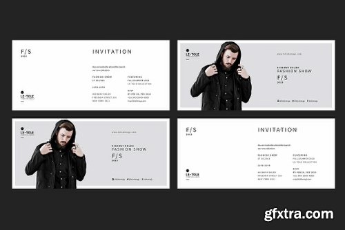 CreativeMarket Fashion Show Invitation 1143813