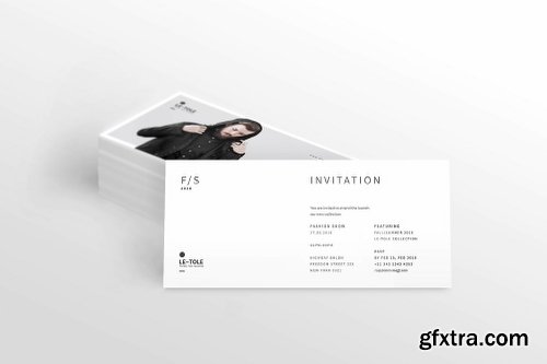 CreativeMarket Fashion Show Invitation 1143813