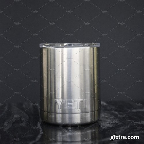 CreativeMarket Stainless Steel Mug Mock-UP 1144763