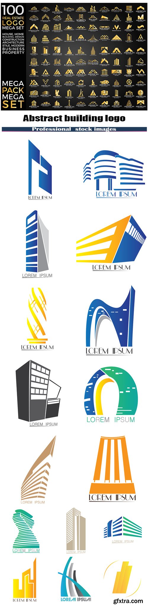 Abstract building logo