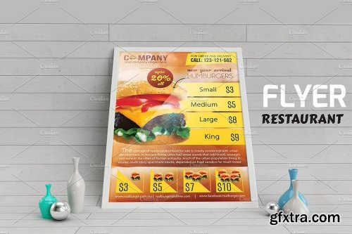 CreativeMarket Restaurant Flyers 1144006