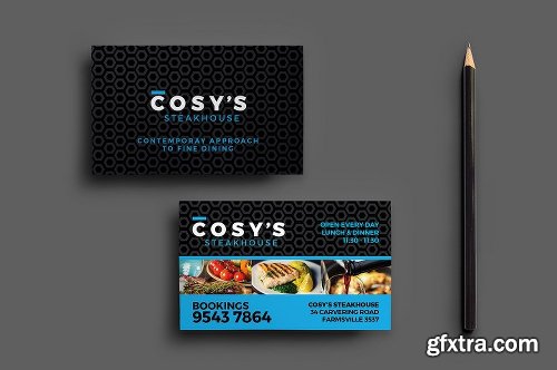 CreativeMarket Restaurant Loyalty Card Template 944212