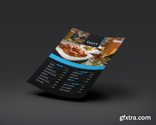 CreativeMarket A4 Restaurant Menu Template 944135