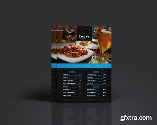 CreativeMarket A4 Restaurant Menu Template 944135