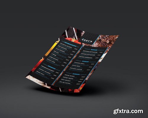 CreativeMarket A4 Restaurant Menu Template 944135