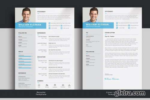 CreativeMarket Resume/CV 1148171