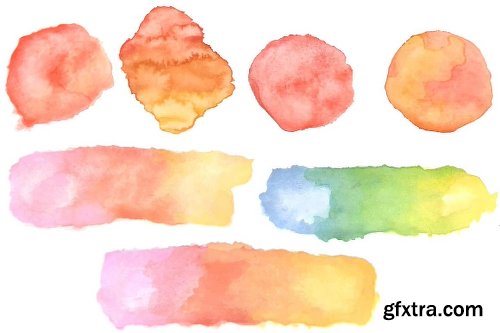 CreativeMarket Watercolor bundle - Illustrator 1148406