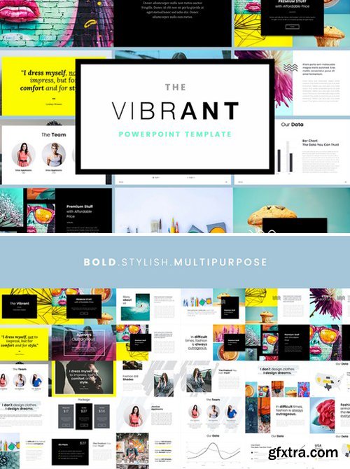 CM - The VIBRANT - Powerpoint Template 1021841