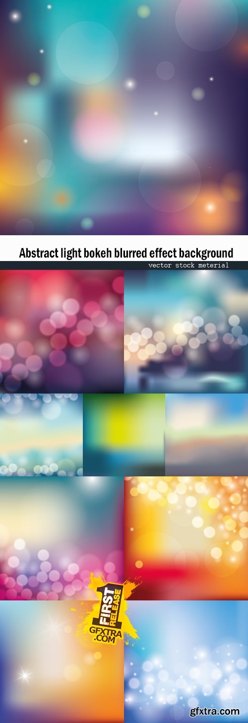 Аbstract light bokeh blurred effect background