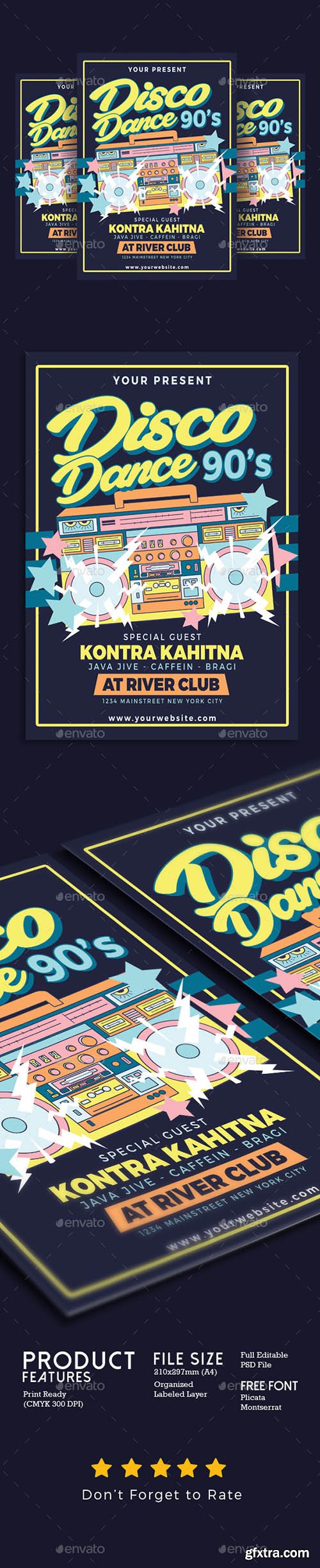 Graphicriver Disco Dance 90's Party 19261200