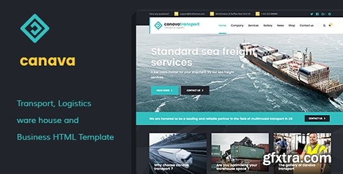 ThemeForest - Canava - Logistics and Business HTML Template (Update: 4 October 16) - 17510344