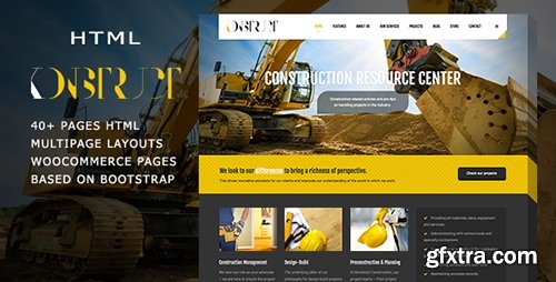 ThemeForest - Konstruct - Html Construction, Building And Business template (Update: 13 June 16) - 16251234