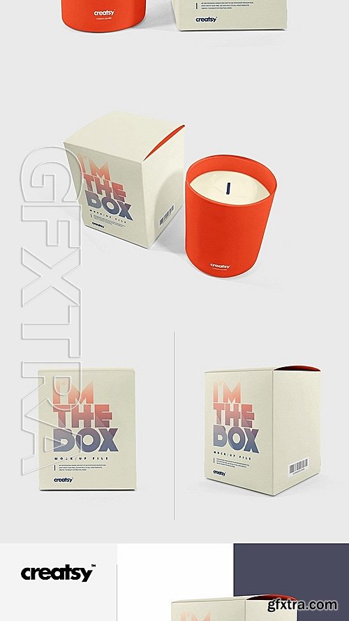 CM - Candle with Box Mockup 1152465