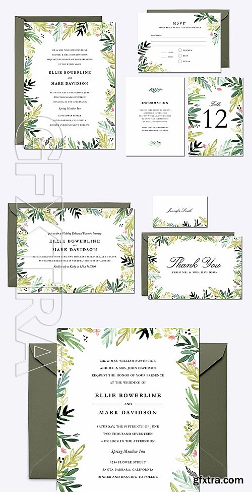 CM - Watercolor Meadow Wedding Suite 1152250