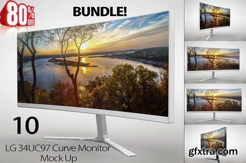 CM - Bundle LG34UC97 Curve Monitor MockUp 1040552