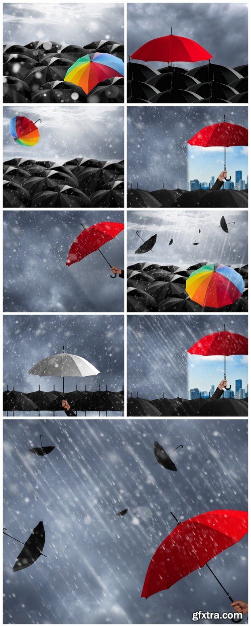 Umbrella in Storm 9X JPEG