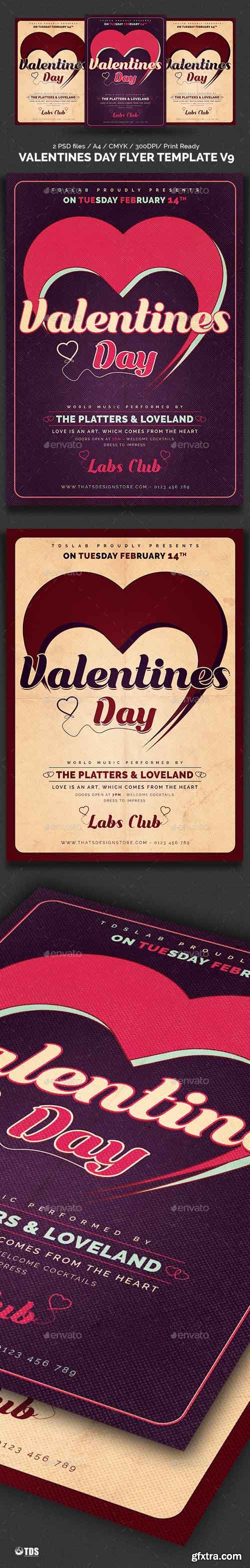 GR - Valentines Day Flyer Template V9 19297035