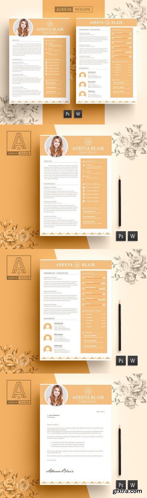 CM - Clean Resume Template Blair 91507