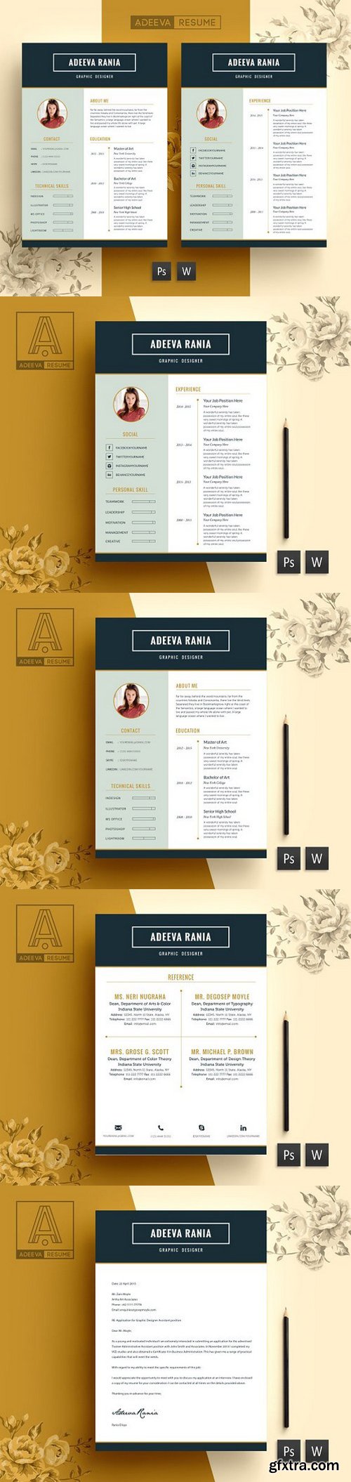 CM - Professional Resume Template Rania 915113